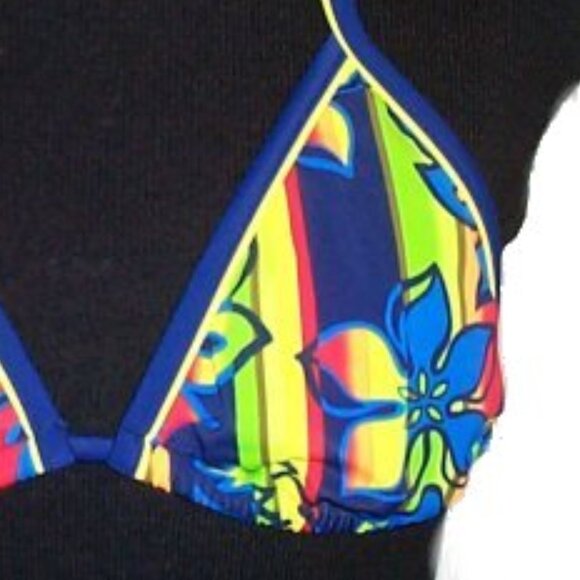 GOSSIP Colourful String Bikini Top - Sz S - NEW - Picture 4 of 4